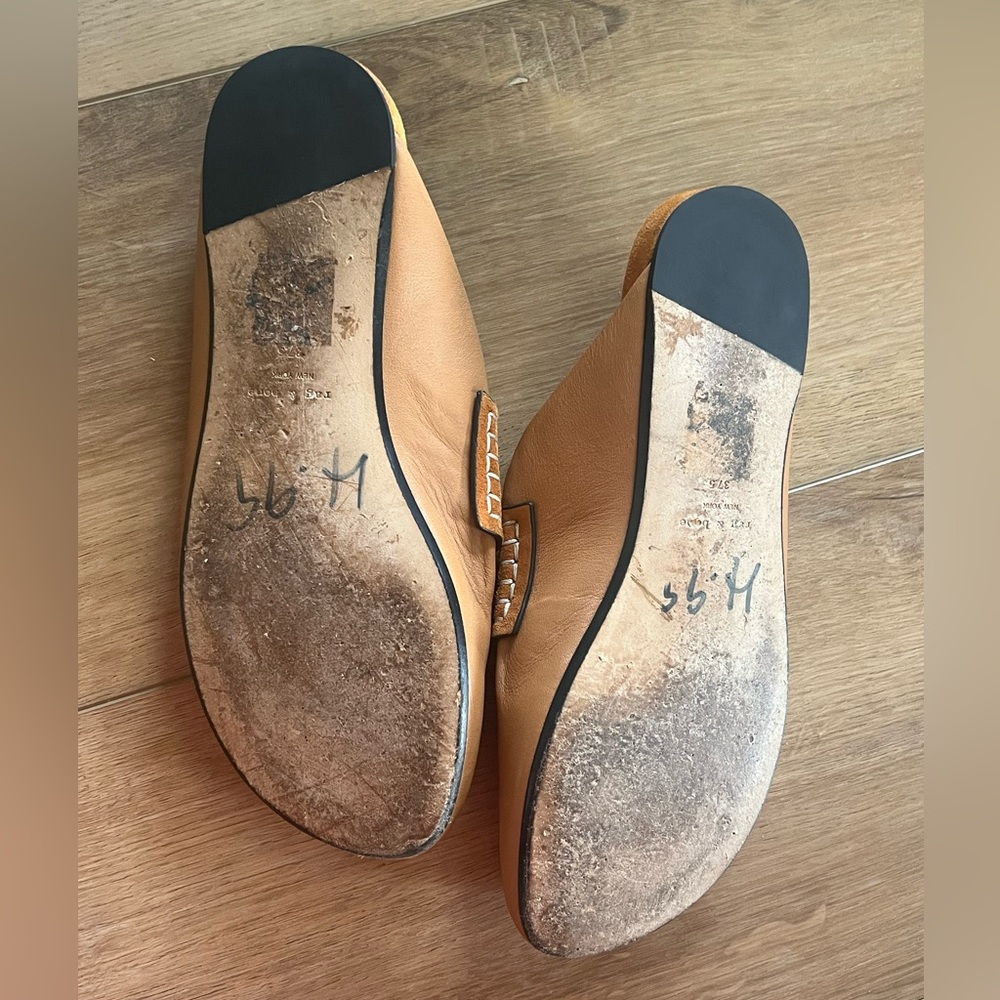 Rag & Bone Ansley Loafer Mule in Cinnamon Leather size 37.5 (US 7.5) - Picture 10 of 10